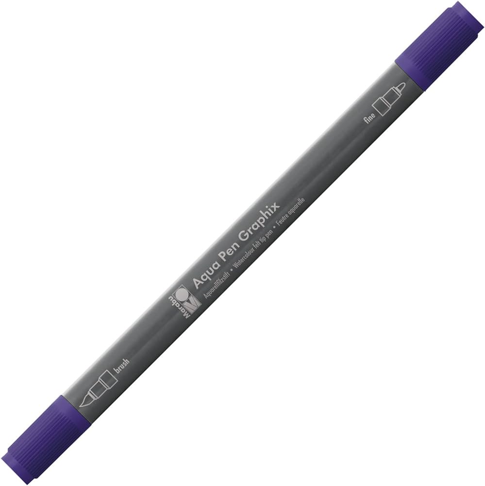 Marabu Aqua Pen Graphix, Plum 037 - Al Masam Stationery LLC Main image