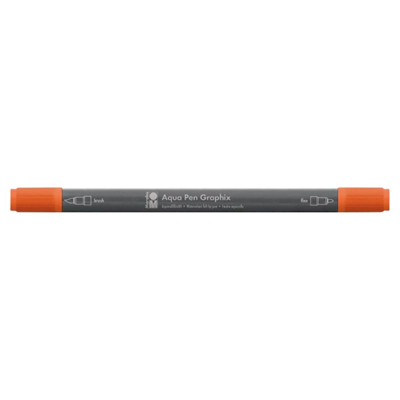Marabu Aqua Pen Graphix, Red Orange 023 - Al Masam Stationery LLC Main image