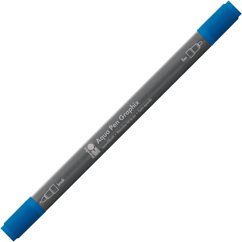 Marabu Aqua Pen Graphix, Ultramarine 055 - Al Masam Stationery LLC Main image