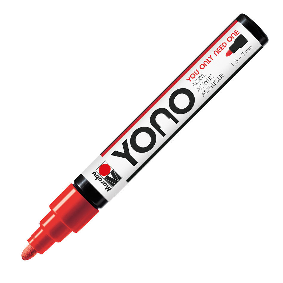 Marabu Yono Marker, Cherry 125, 1.5-3 Mm - MRU 12400103125 - Al Masam Stationery LLC Main image
