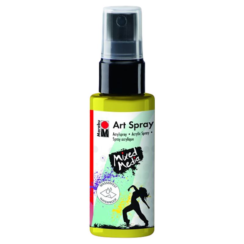 Marabu Art Spray, 020 Lemon, 50 Ml - Al Masam Stationery LLC Main image