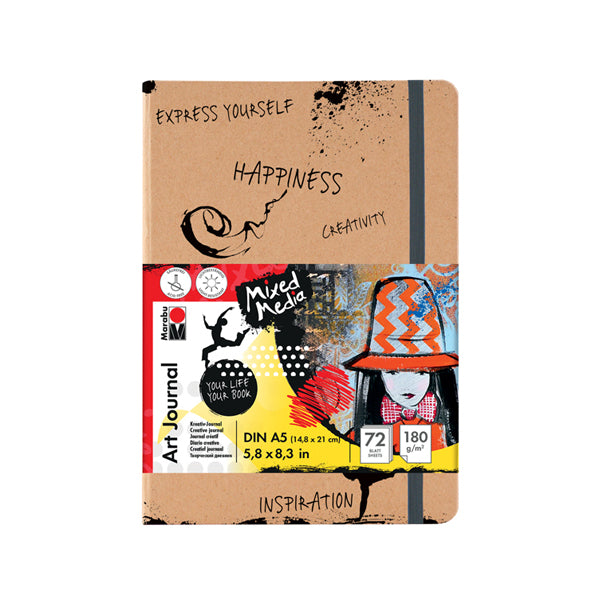 Marabu Art Journal Notebook Pad - Al Masam Stationery LLC Main image