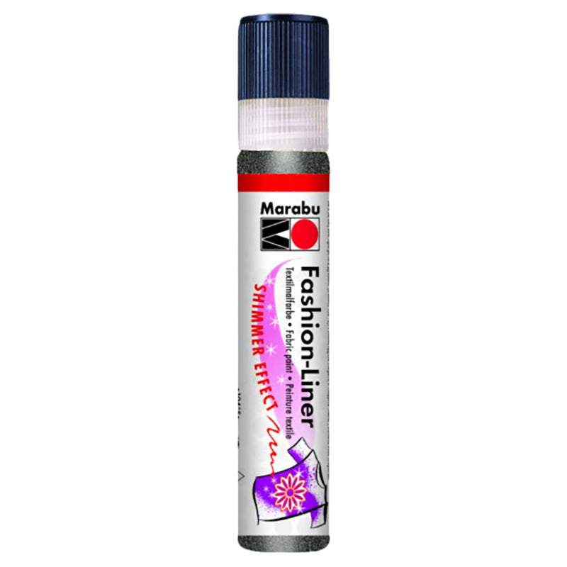 Marabu Fashion-Liner, 574 Shimmer-Black, 25 Ml - Al Masam Stationery LLC Main image