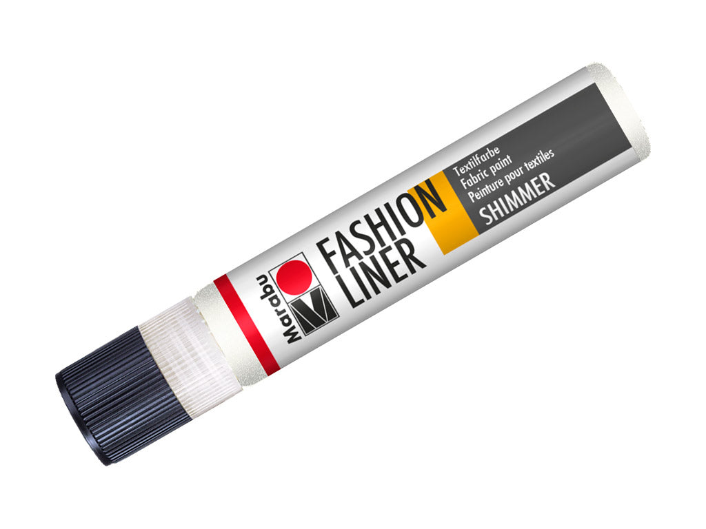 Marabu Fashion-Liner, 581 Shimmer-Silver, 25 Ml - Al Masam Stationery LLC Main image