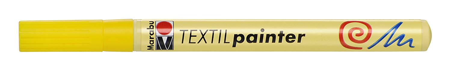 Marabu Textil Painter, 019 Yellow, 1 - 2 Mm - Al Masam Stationery LLC