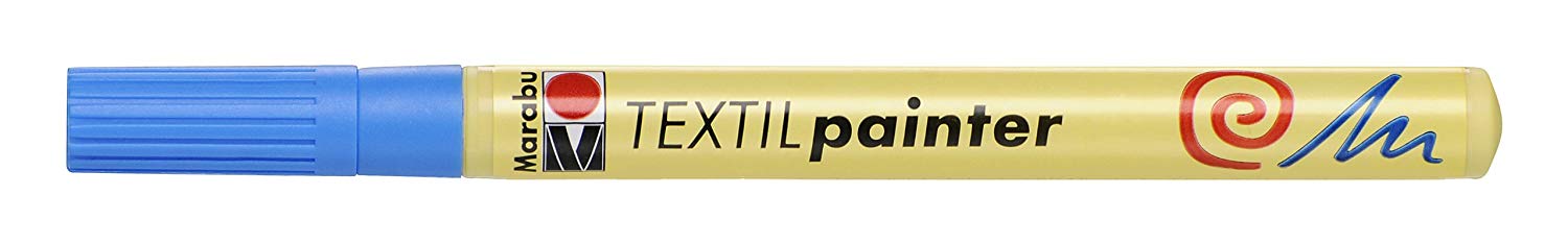 Marabu Textil Painter, 095 Azure Blue, 1 - 2 Mm - Al Masam Stationery LLC