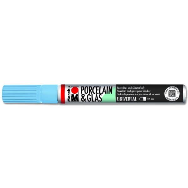 Marabu Porcelain & Glas Painter, 141 Sky-Blue,  2 - 4 Mm - Al Masam Stationery LLC