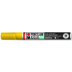 Marabu Porcelain & Glas Painter, 220 Sunshine Yellow,  2 - 4 Mm - Al Masam Stationery LLC