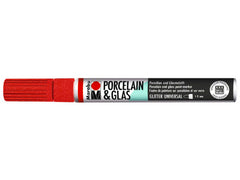 Marabu Porcelain & Glas Painter , 532 Glitter-Rot, 1 - 2 Mm - Al Masam Stationery LLC