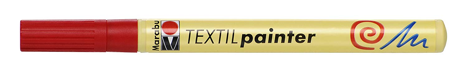 Marabu Textil Painter, 031 Cherry Red, 1 - 2 Mm - Al Masam Stationery LLC