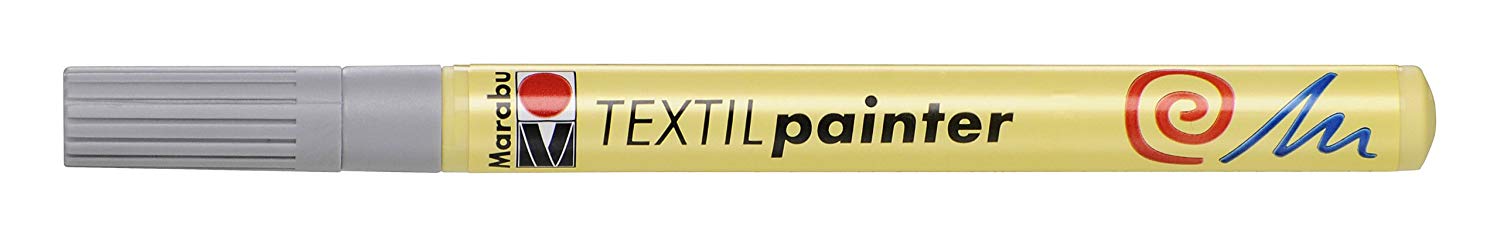 Marabu Textil Painter, 078 Grey, 1 - 2 Mm - Al Masam Stationery LLC