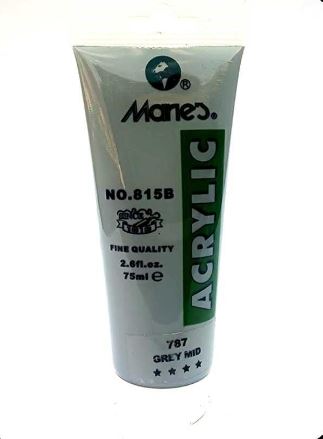 Marie's Fine ACRYLIC GREY MID 75ml - Al Masam Stationery LLC Main image