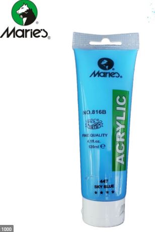 Marie's Fine ACRYLIC SKY BLUE 75ml - Al Masam Stationery LLC Main image