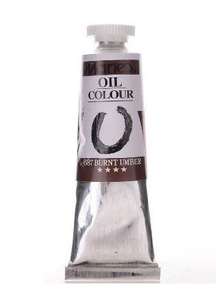 MARIE'S OIL COLOR BURNT UMBER 170ML - Al Masam Stationery LLC Main image