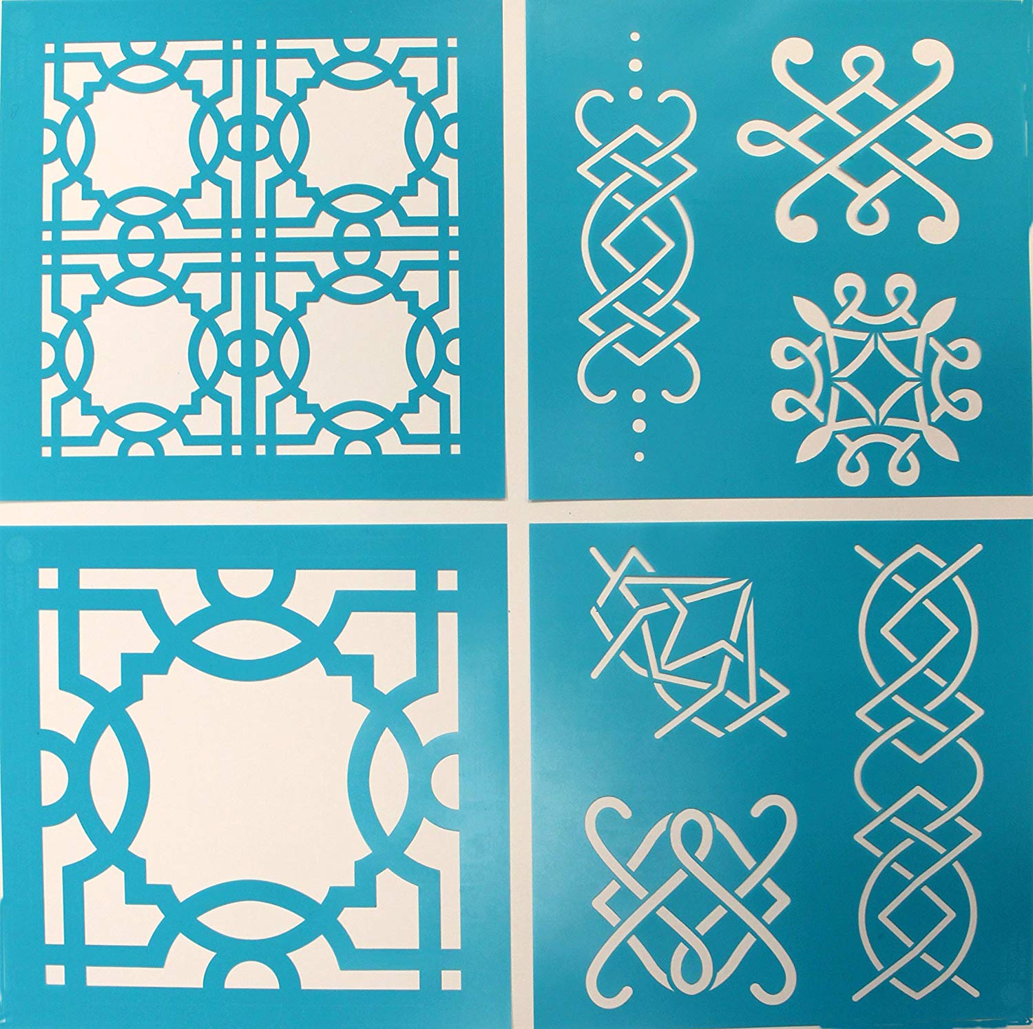 MARTHA STEWART VINTAGE DECOR STENCIL SET ORNAMENTA Secondary image