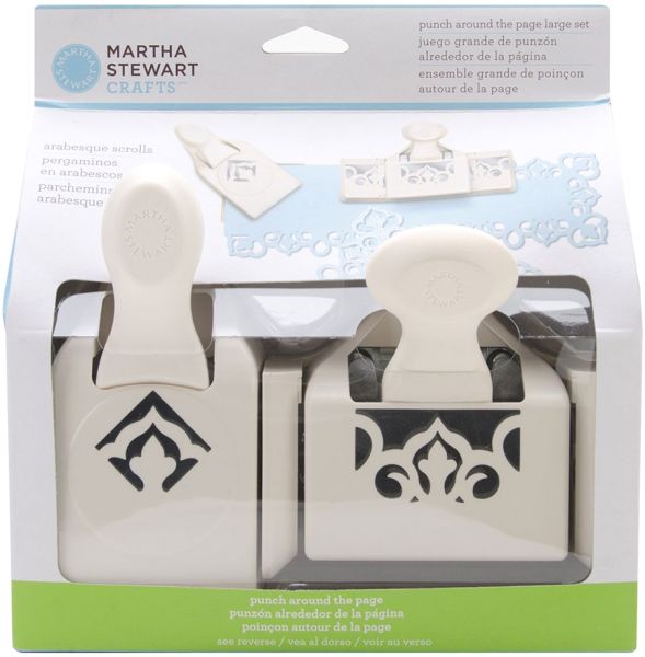 Martha Stewart Arabesque Scrolls Large Punch Around The Page - Al Masam Stationery LLC