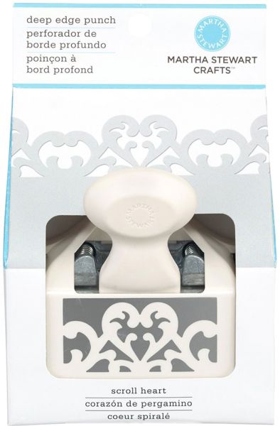 Martha Stewart Deep Edge Punch Scroll Heart - Al Masam Stationery LLC Main image
