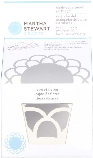 Martha Stewart Layered Flower Circle Border Cartridge - Al Masam Stationery LLC Main image