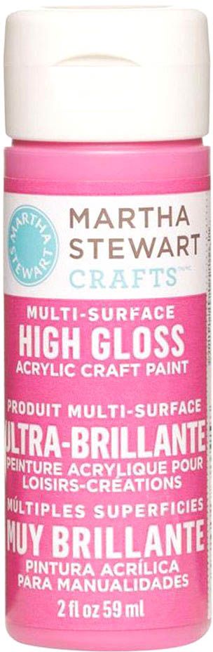 Martha Stewart Multi Surface Paint Gloss 2 Oz. Amaranth - Al Masam Stationery LLC Main image