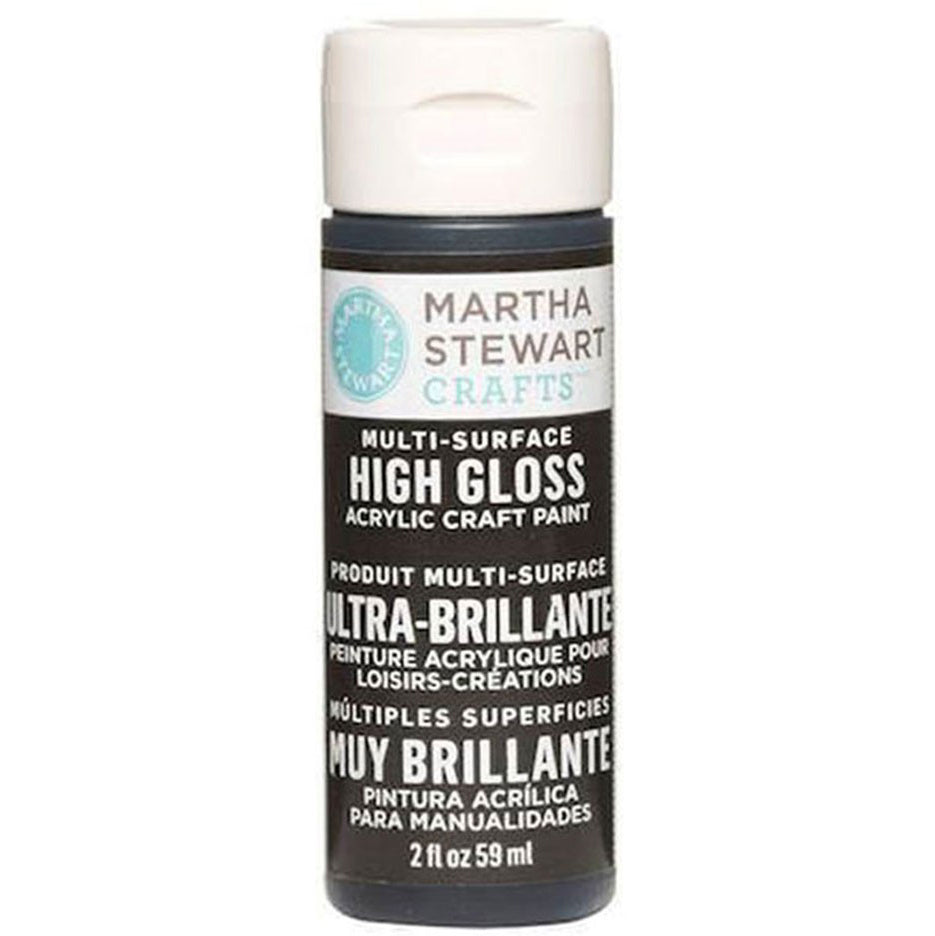 Martha Stewart Multi Surface Paint Gloss 2 Oz. Beetle Black - Al Masam Stationery LLC Main image