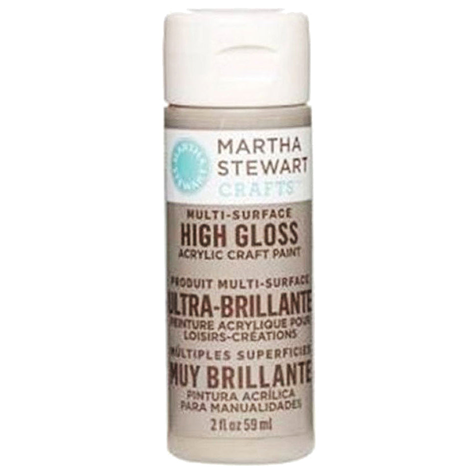 Martha Stewart Multi Surface Paint Gloss 2 Oz. Gray Wolf - Al Masam Stationery LLC Main image