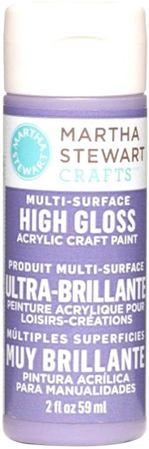Martha Stewart Multi Surface Paint Gloss 2 Oz. Purple Yam - Al Masam Stationery LLC Main image