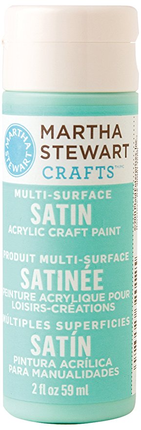 Martha Stewart Multi Surface Paint Satin 2 Oz. Beach Glass - Al Masam Stationery LLC Main image
