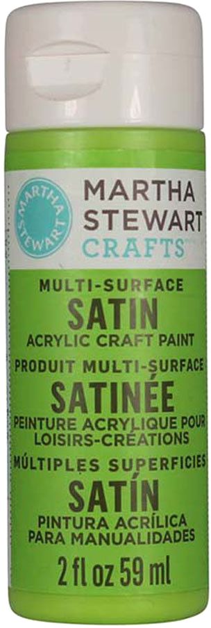 Martha Stewart Multi Surface Paint Satin 2 Oz. Green Curry - Al Masam Stationery LLC Main image