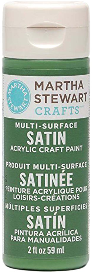 Martha Stewart Multi Surface Paint Satin 2 Oz. Green Olive - Al Masam Stationery LLC Main image