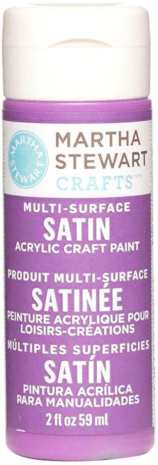 Martha Stewart Multi Surface Paint Satin 2 Oz. Pacific Iris - Al Masam Stationery LLC Main image