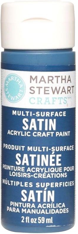 Martha Stewart Multi Surface Paint Satin 2 Oz. Wild Blueberry - Al Masam Stationery LLC Main image