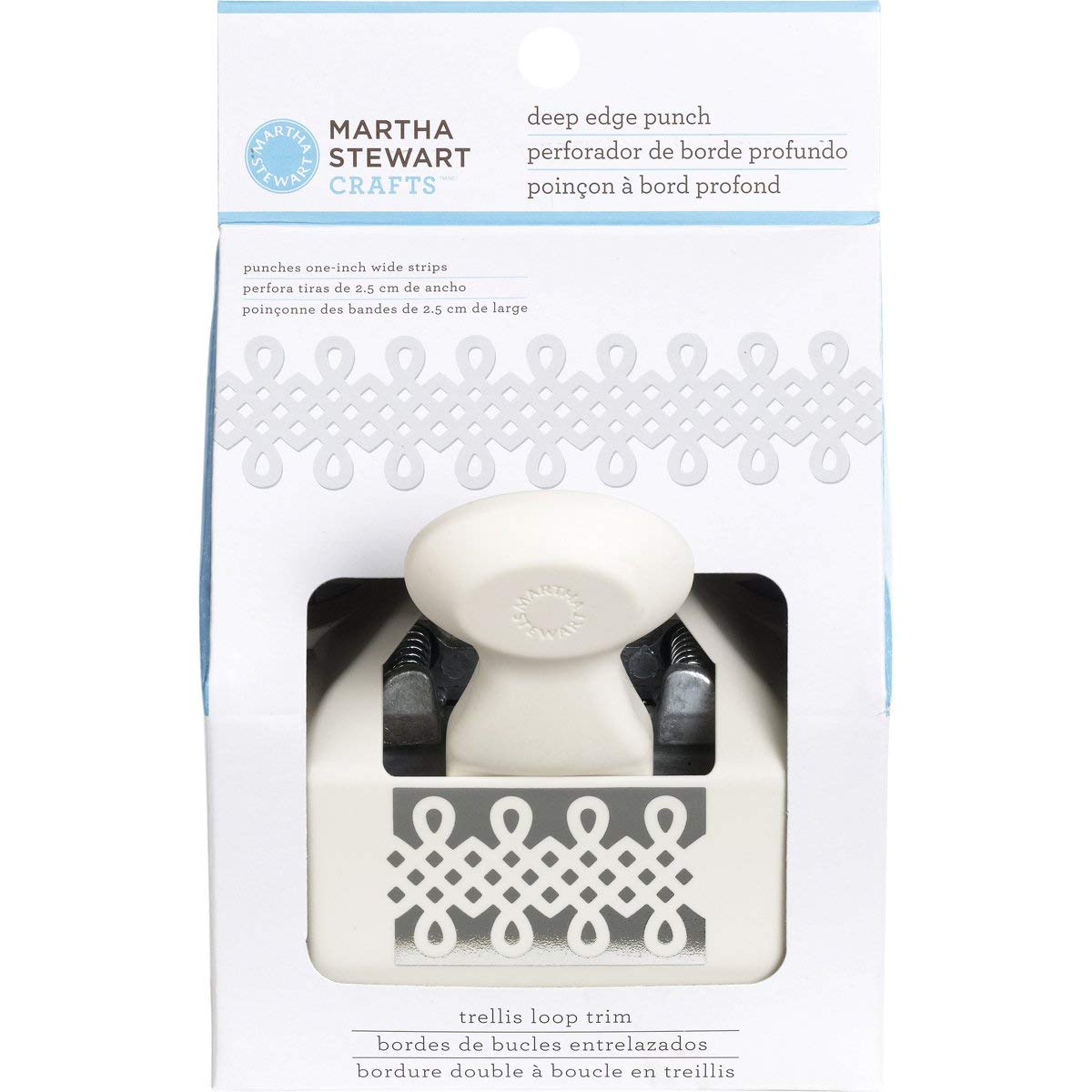 Martha Stewart Trellis Loop Deep Edge Trim Punch - Al Masam Stationery LLC Main image