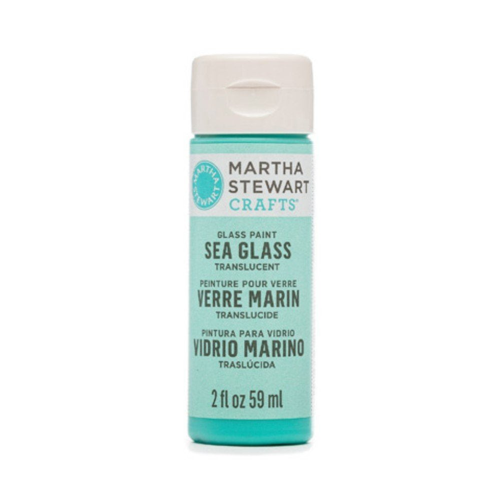 Martha Stewart Sea Glass Paint 20Z. Beach Glass - Al Masam Stationery LLC Main image