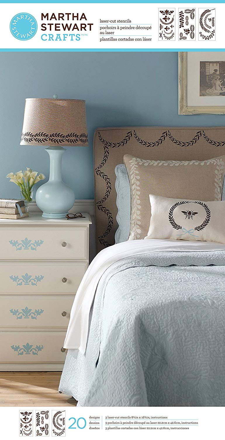 MARTHA STEWART LARGE STENCIL CLASSIC ACCENTS - Al Masam Stationery LLC Main image