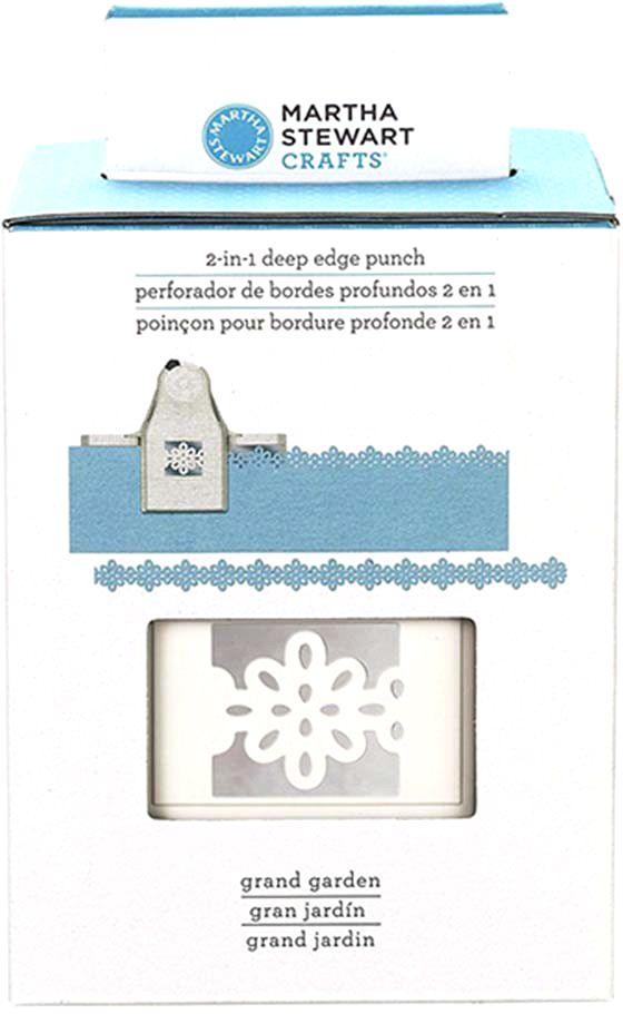 Martha Stewart 2 In 1 Deep Edge Punch Grand Garden - Al Masam Stationery LLC