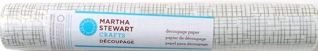Martha Stewart Decoupage Papers Crosshatch - Al Masam Stationery LLC