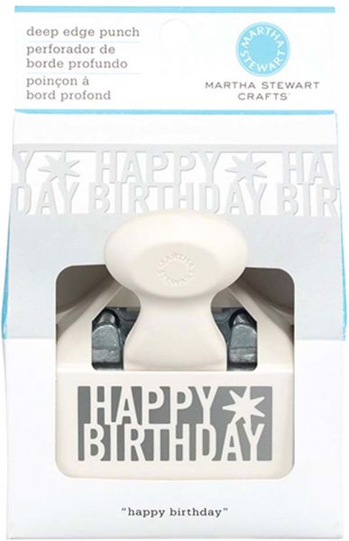 Martha Stewart Deep Edger Happy Birthday - Al Masam Stationery LLC