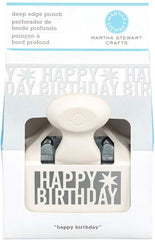 Martha Stewart Deep Edger Happy Birthday - Al Masam Stationery LLC