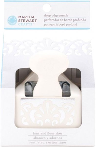 Martha Stewart Fans And Flourish Deep Edge Punch - Al Masam Stationery LLC
