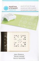 MARTHA STEWART LACE FLOWERS PATTERN PUNCH ALL OVER THE PAGE