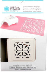 MARTHA STEWART ORNATE SQUARE PATTERN PUNCH ALL OVER THE PAGE