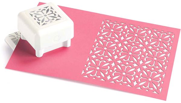 Martha Stewart Ornate Square Pattern Punch All Over The Page - Al Masam Stationery LLC