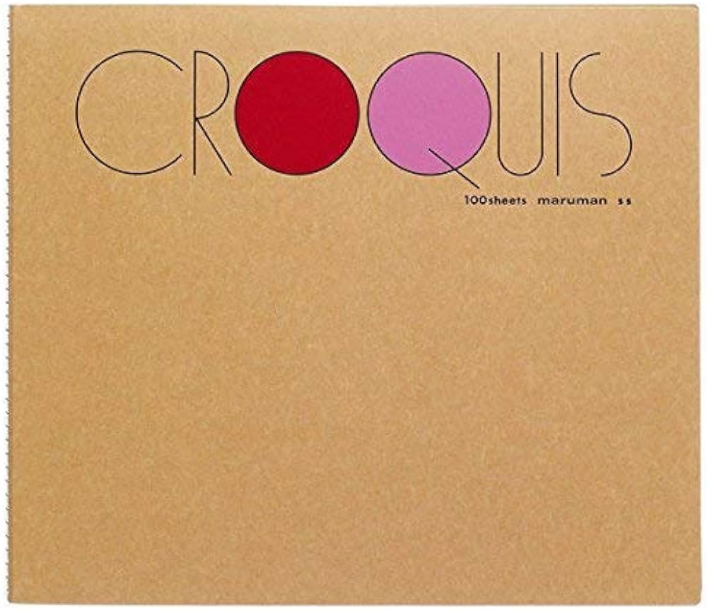 Maruman Sketch Book Crooquis 52.3g 100 Sheets 218x255 - Al Masam Stationery LLC Main image