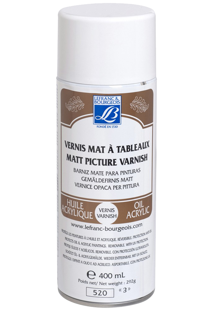 Lefranc & Bourgeois Matt Picture Varnishes (Oil & Acrylic)  400ml - Al Masam Stationery LLC