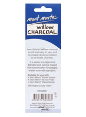 Mont Marte Willow Charcoal Pkt 12 - Al Masam Stationery LLC