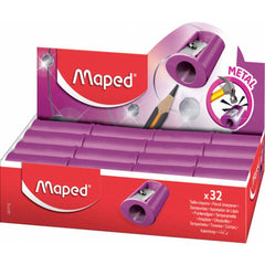 Maped Satellite Sharpner 1 Hole Pink - Al Masam Stationery LLC