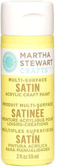 Martha Stewart Multi Surface Paint Satin 2 Oz. Meadowlark - Al Masam Stationery LLC