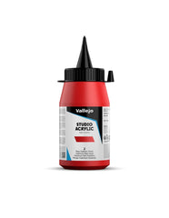 VALLEJO STUDIO 2-500ML. CADMIUM RED (HUE)
