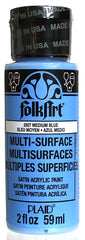 Folkart Multi-Surface Paint - Medium Blue - Al Masam Stationery LLC