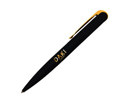 AMS-PN-37 - (Metal pen, Rubberized texture, Gold plated nib) - Al Masam Stationery LLC